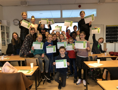 Certificaten voor eerste lichting PreGym Certificaten voor eerste lichting PreGym