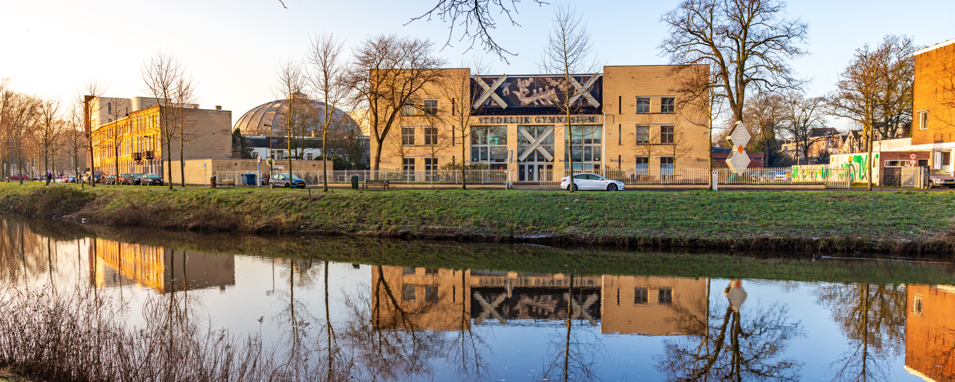 Gevel Stedelijk gymnasium Breda
