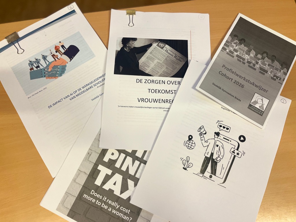 Zesdeklassers presenteren hun profielwerkstuk