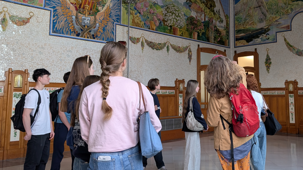 Klas 4 op buitenlandse reis