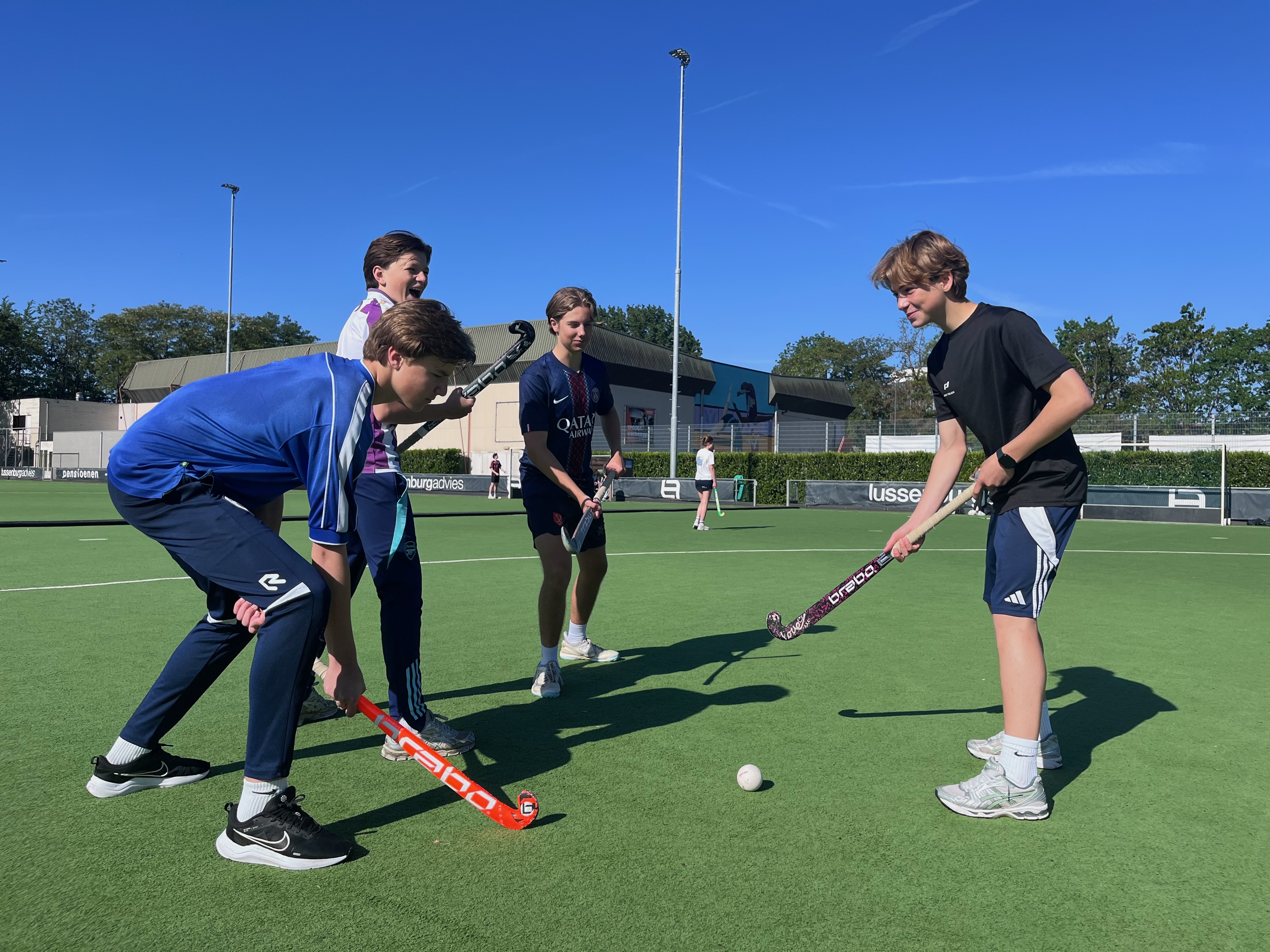 Sportieve en zonnige sportdag