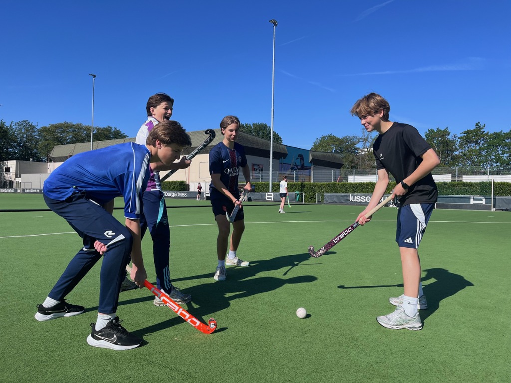 Sportieve en zonnige sportdag